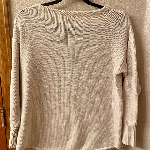 Chaps sweater, side medium, cream colored, excellent condition - Picture 3 of 4